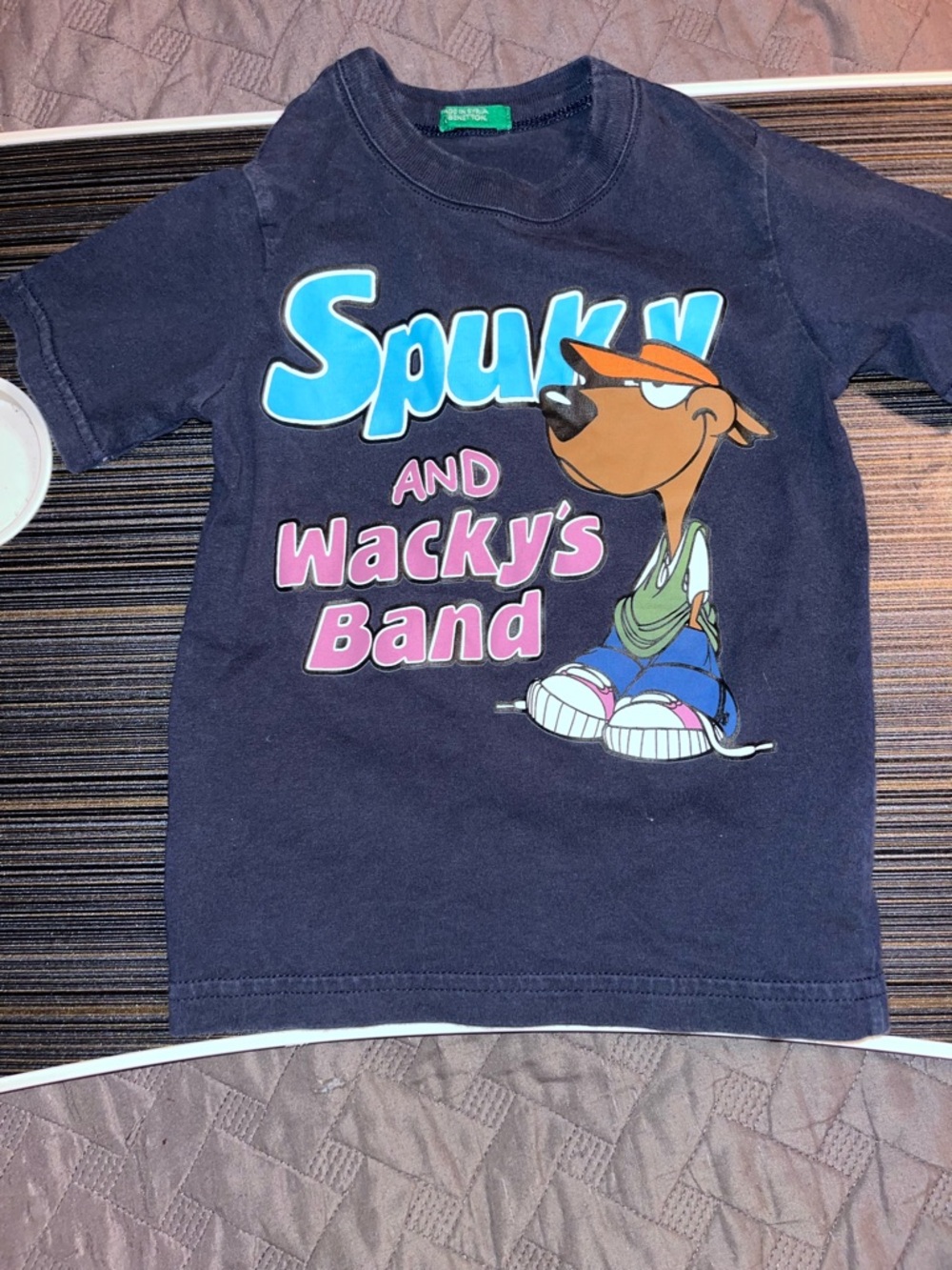 United Colors Of Benetton Navy 'Spunky and Wacky's Band' Graphic Tee